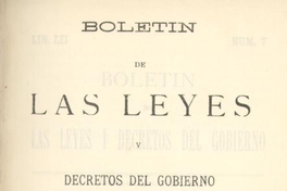 Ley de inhumación de cadáveres : 2 de agosto, 1883