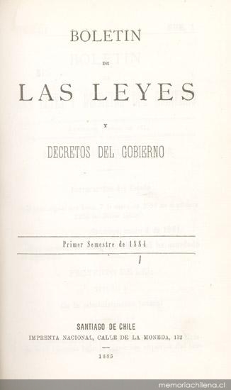 Lei de matrimonio civil, 16 de enero de 1884