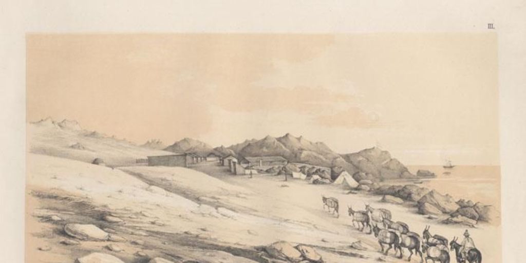 Chañaral de las Ánimas, hacia 1850