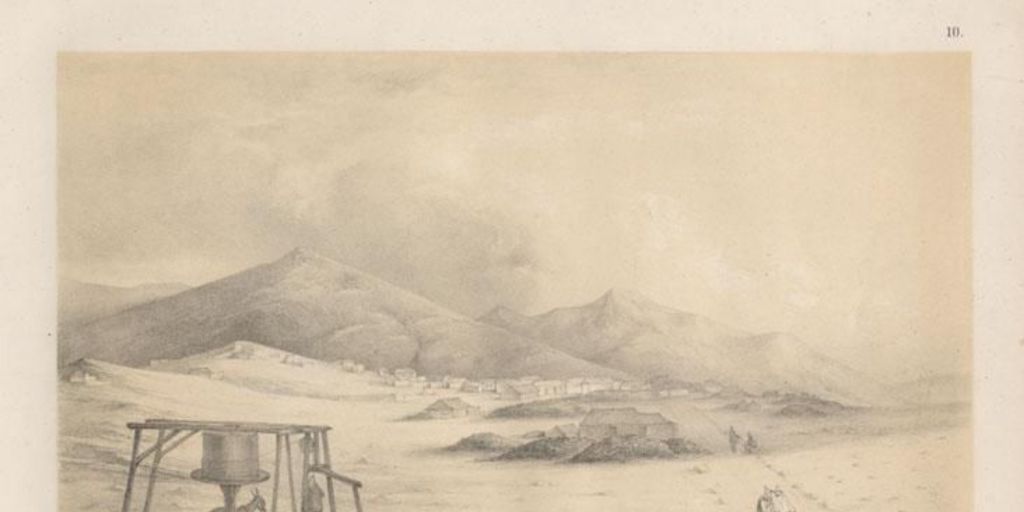 Tres Puntas, hacia 1850