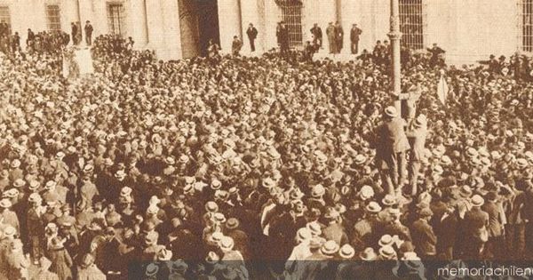 Huelga a favor del abaratamiento de los artículos de consumo, noviembre de 1918