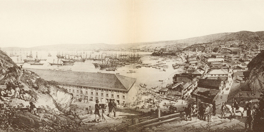 Bahía de Valparaíso, 1852