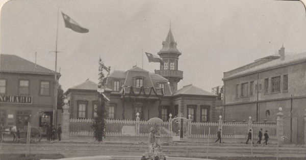Plaza de Punta Arenas, hacia 1906