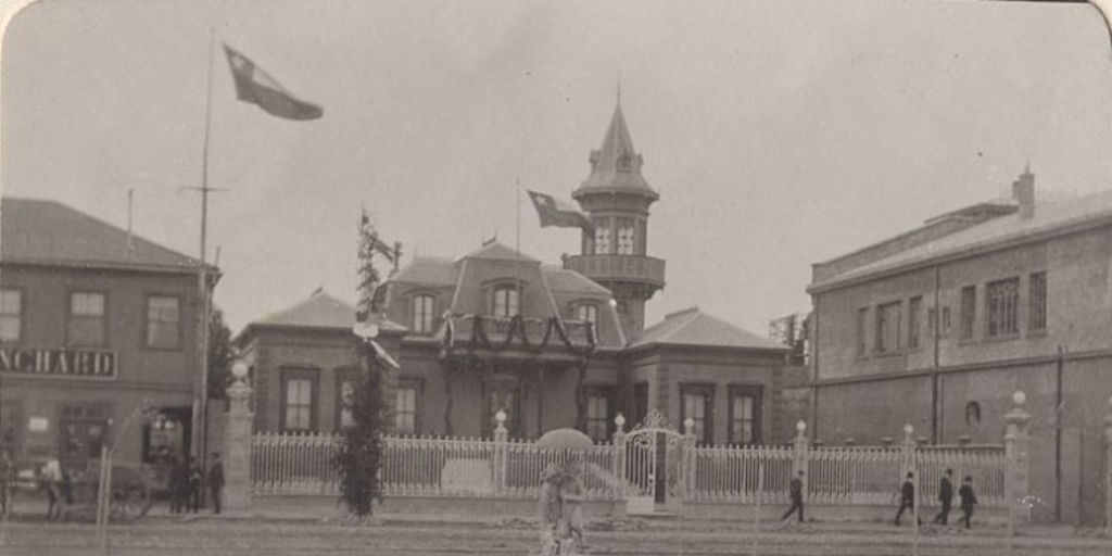 Plaza de Punta Arenas, hacia 1906