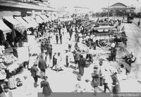 Mercado Central, hacia 1900