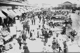 Mercado Central, hacia 1900