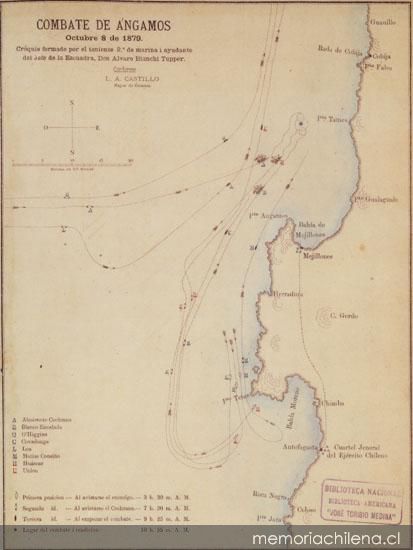 Combate de Angamos, octubre de 1879