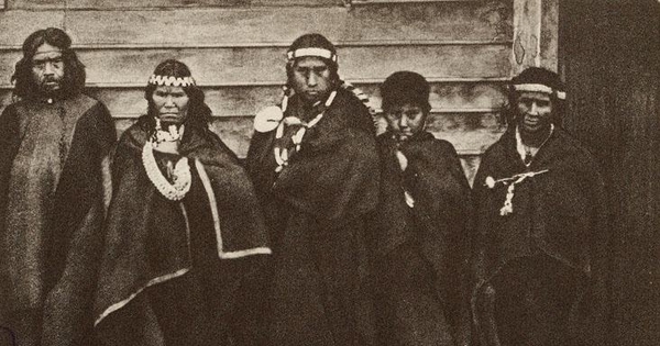 Familia mapuche, ca. 1859