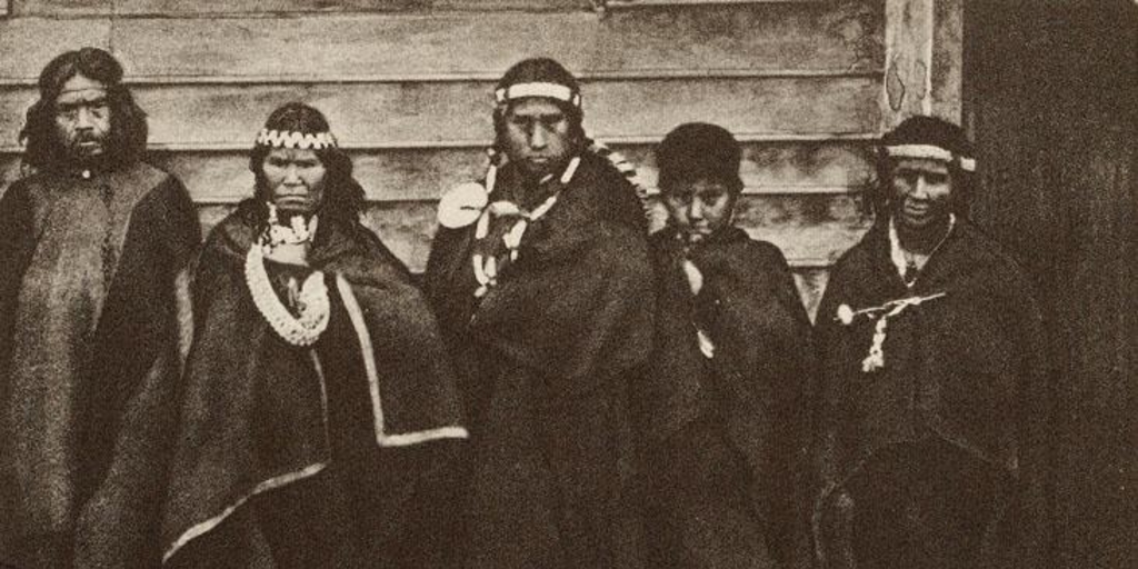 Familia mapuche, ca. 1859