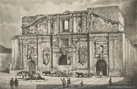 Iglesia de la Compañía después del incendio, ca. 1863