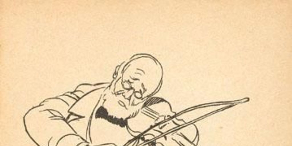 Violinista y niños