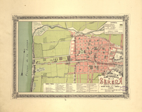 Plano topográfico de La Serena, 1895