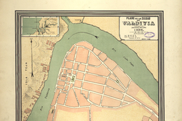 Plano de la ciudad de Valdivia, 1896