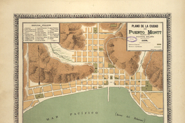 Plano de la ciudad de Puerto Montt, 1896