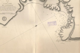 Plan de l'anse et port de Valparaiso, 1799