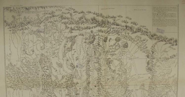 Mapa del curso de Bío-Bío, 1759