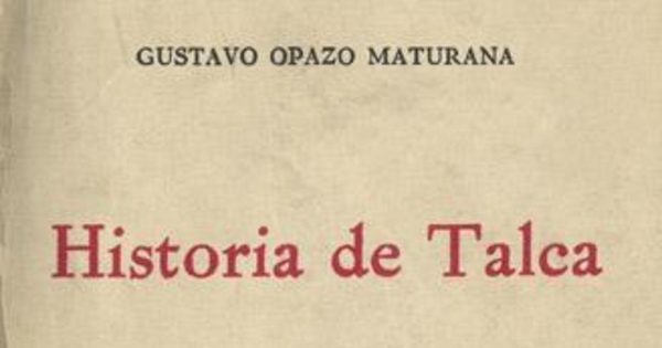 La ciudad de San Agustín de Talca