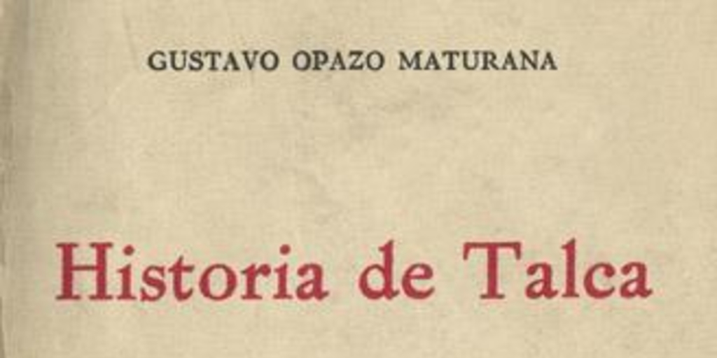 La ciudad de San Agustín de Talca