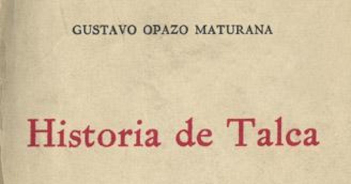 El corregimiento del Maule