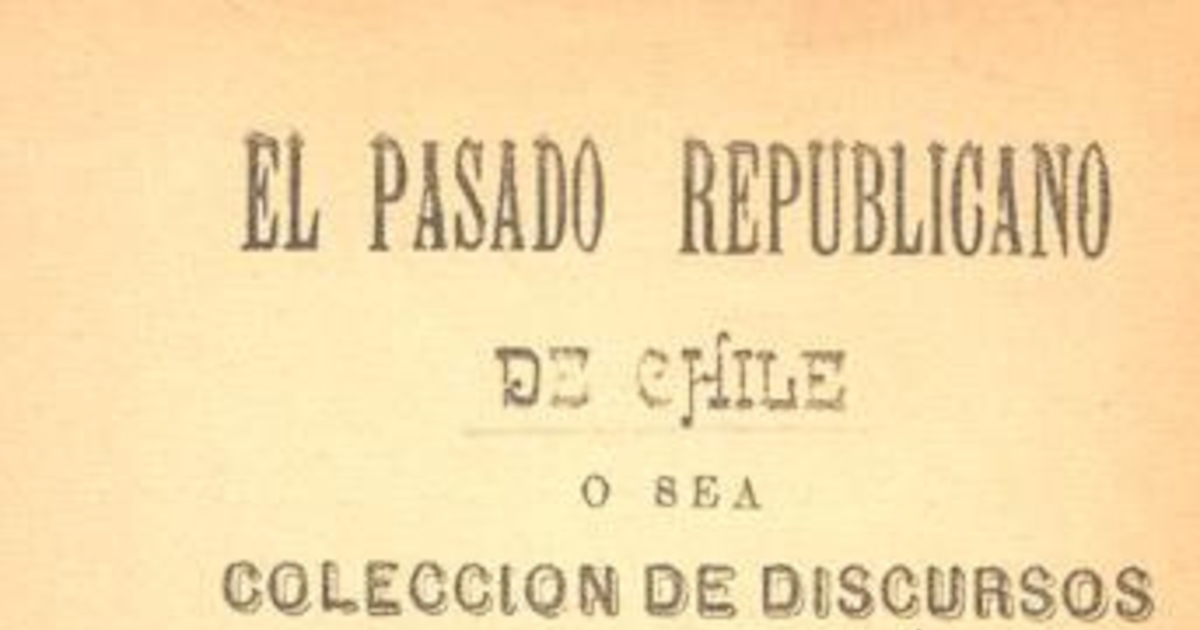 Discurso ante el Congreso Nacional de 1881