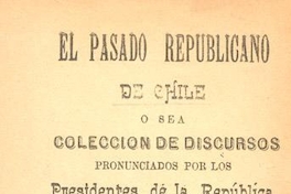 Discurso ante el Congreso Nacional de 1881