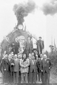 Tren de la libertad, candidatura de Salvador Allende,  1958