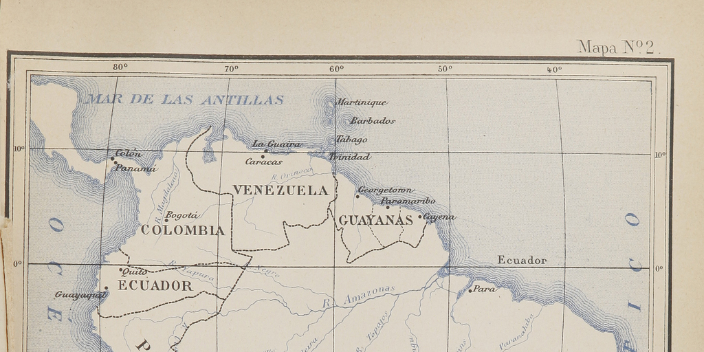 Situación de la República de Chile en la América del Sur