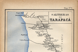 Salitreras de Tarapacá, hacia 1885