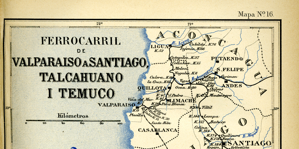 Ferrocarril de Valparaíso a Santiago, Talcahuano i Temuco