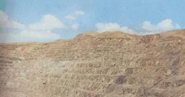 Tren de carga en Chuquicamata