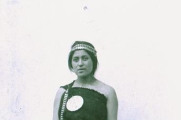 Mujer mapuche, hacia 1900