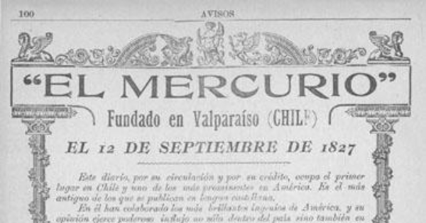 El Mercurio de Valparaíso, 1903