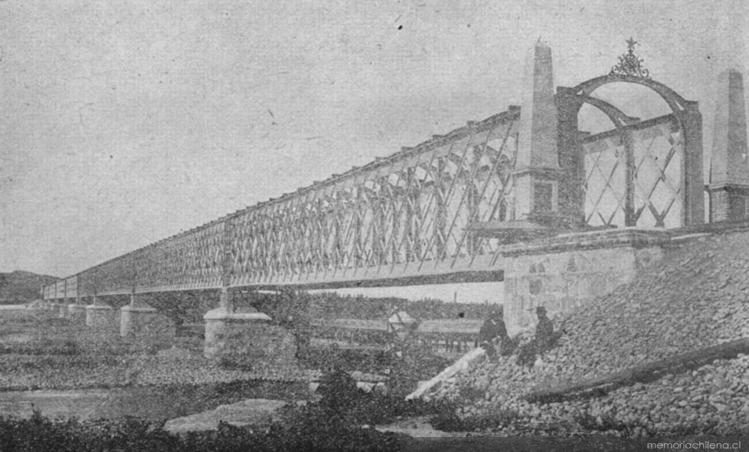 Puente sobre el río Maule, 1903