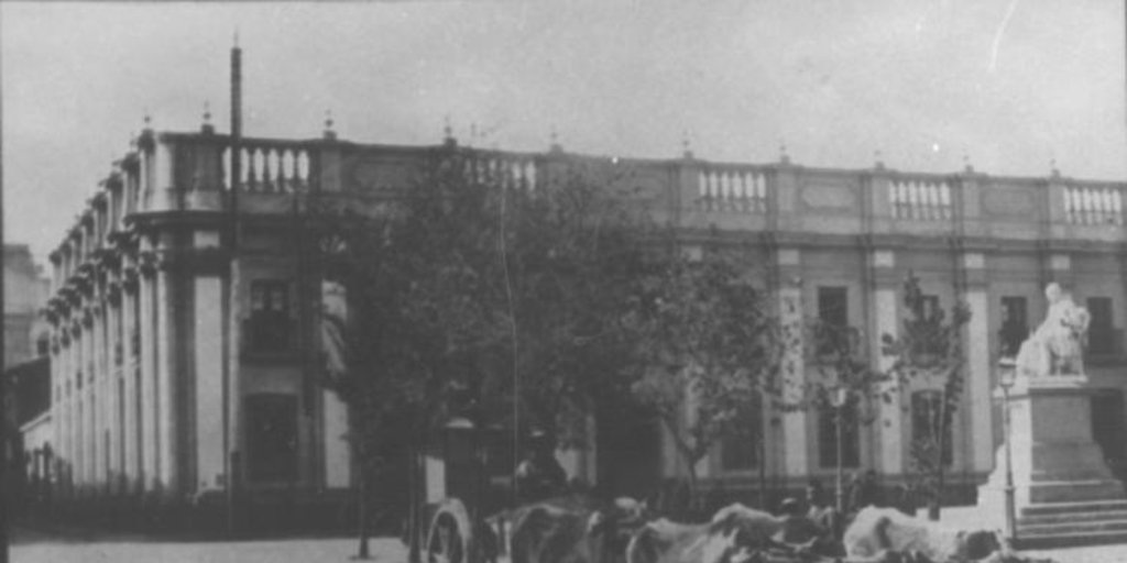 Tribunales de Justicia, hacia 1900