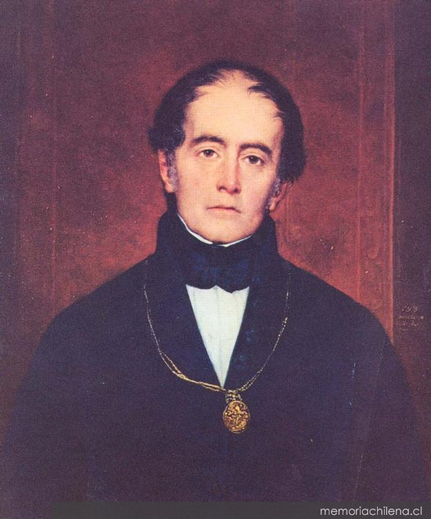 Andrés Bello, 1781-1865. Primer rector de la Universidad de Chile