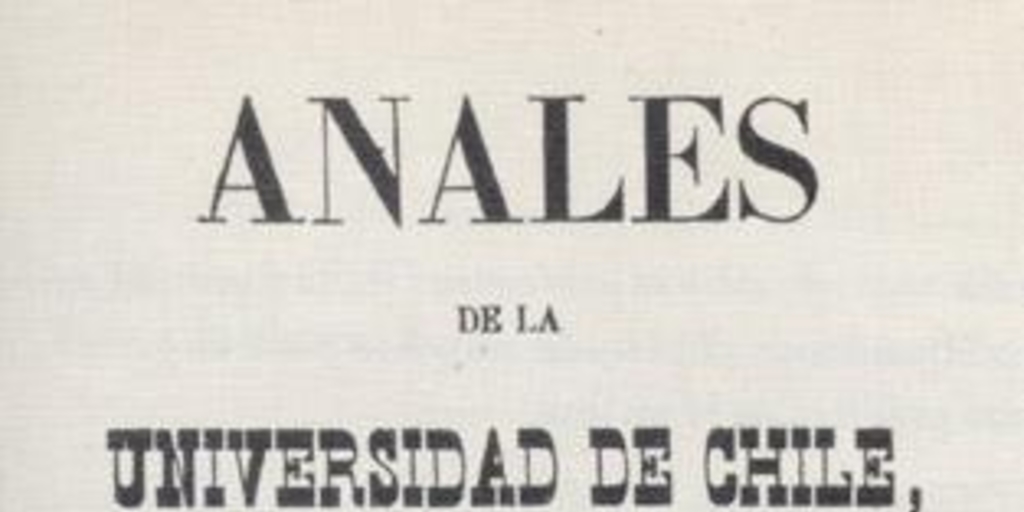 Anales de la Universidad de Chile correspondiente al año de 1843 i al de 1844