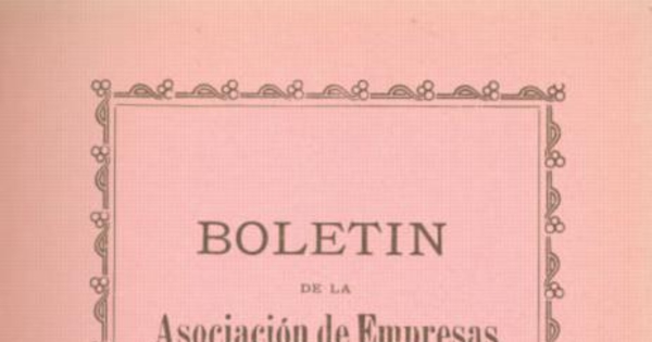Boletín de la Asociación de Empresas Eléctricas de Chile : n° 8, 1 de noviembre de 1916