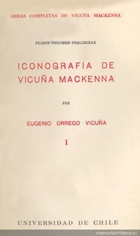 Iconografía de Vicuña Mackenna