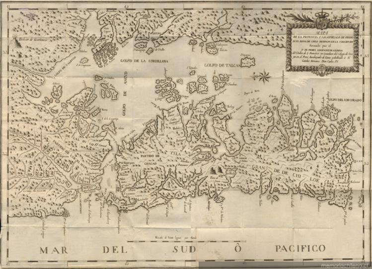 Mapa del Archipiélago y la Provincia de Chiloé