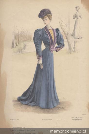 Vestido, 1905-1909