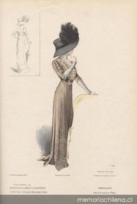 Vestido, 1905-1909