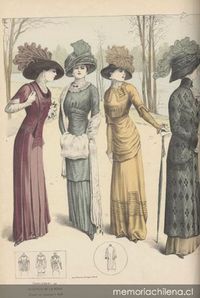 Vestidos, 1905-1909