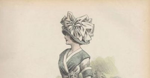 Moda femenina, 1910