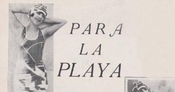 Moda para la playa, 1928