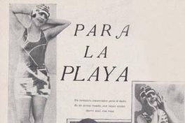Moda para la playa, 1928
