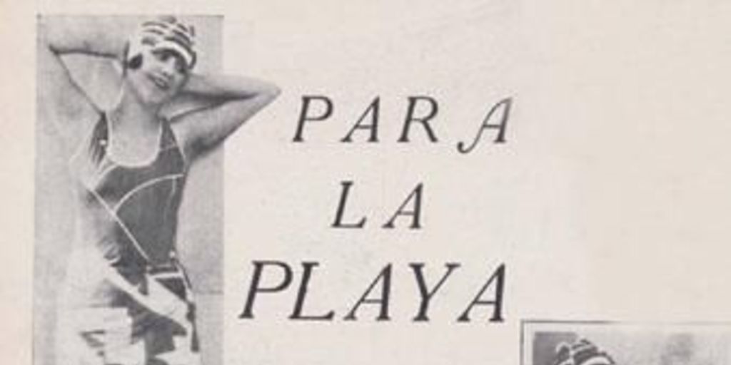 Moda para la playa, 1928