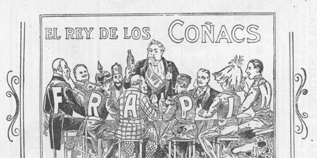 Aviso publicitario de Coñac, 1907