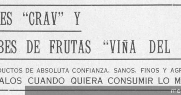 Aviso publicitario de licores, 1936