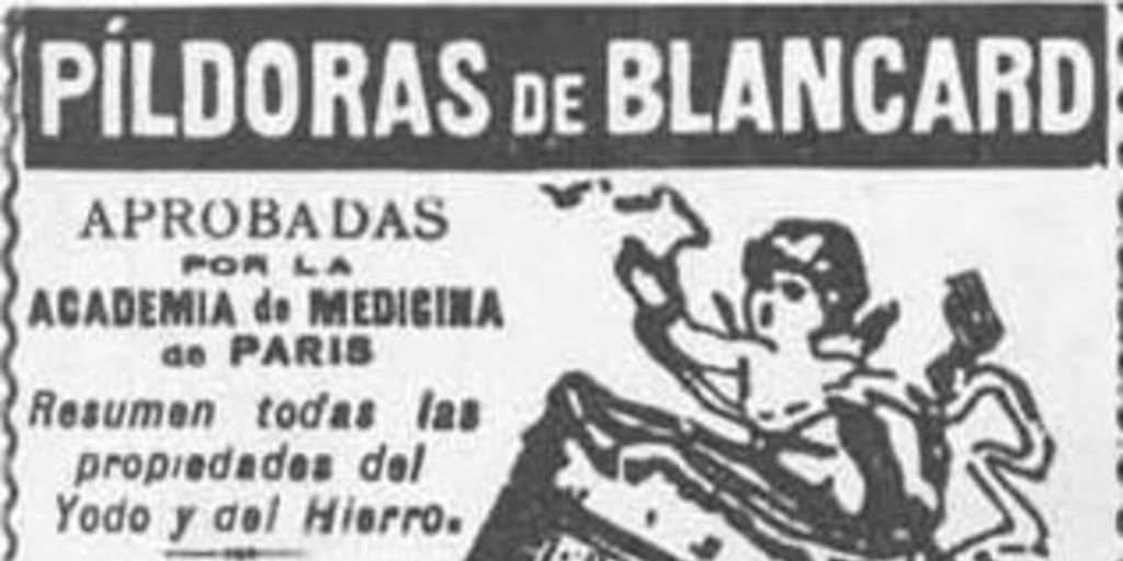 Aviso publicitario de vitaminas y minerales, 1910