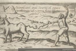 Modo de lacear toros y caballos, hacia 1646